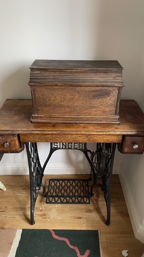 Antique singer sewing machine - sewing,