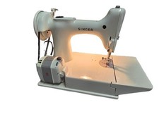 Singer 221K  White