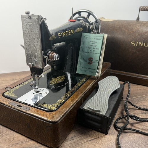 Vintage singer sewing machine - sewing,